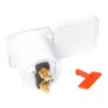 Выключатель массы в коробе, белый пластик - SEAFLO Covered Battery Cutoff Switch with Key 